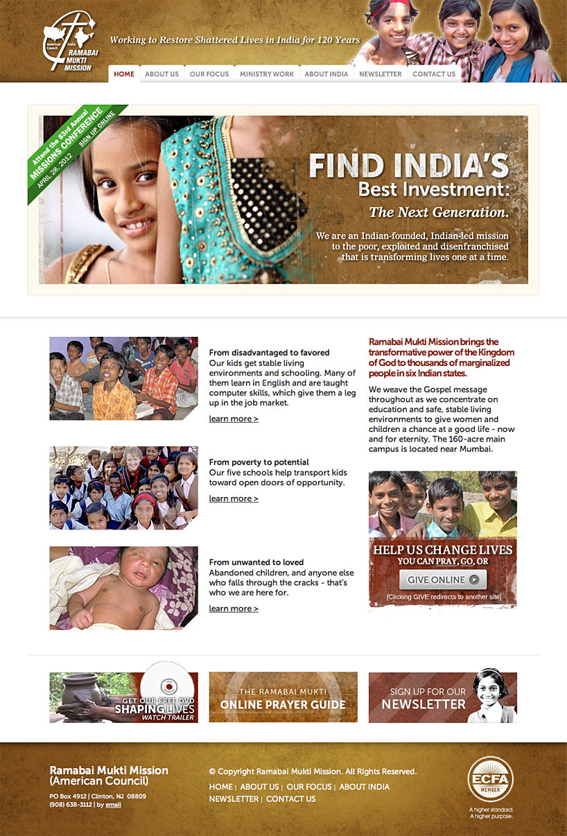 Ramabai Mukti Website