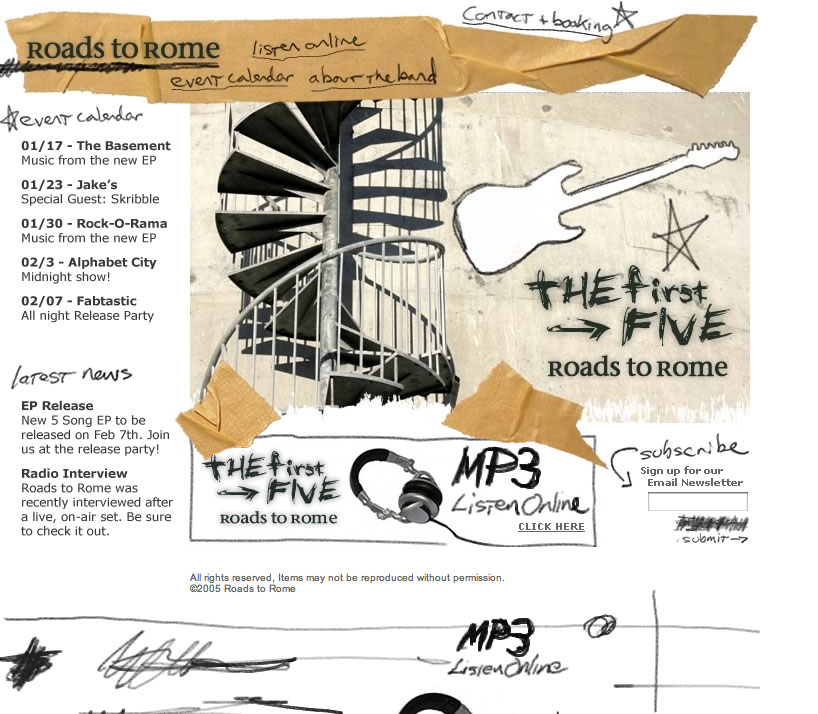 Roads to Rome Website