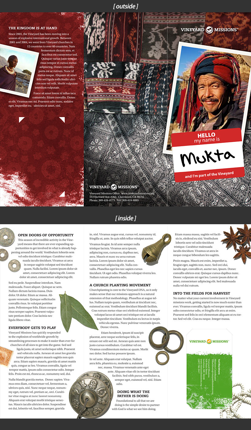 Vineyard Missions Brochure