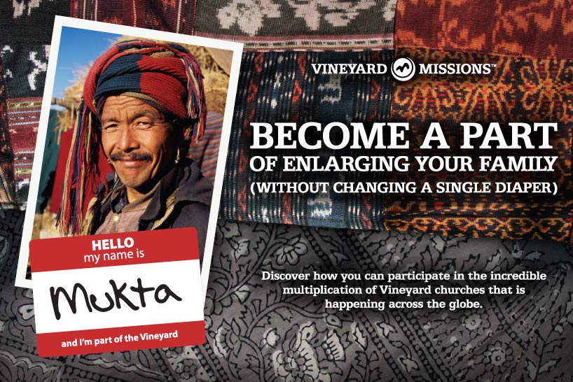 Vineyard Missions Tradeshow Display